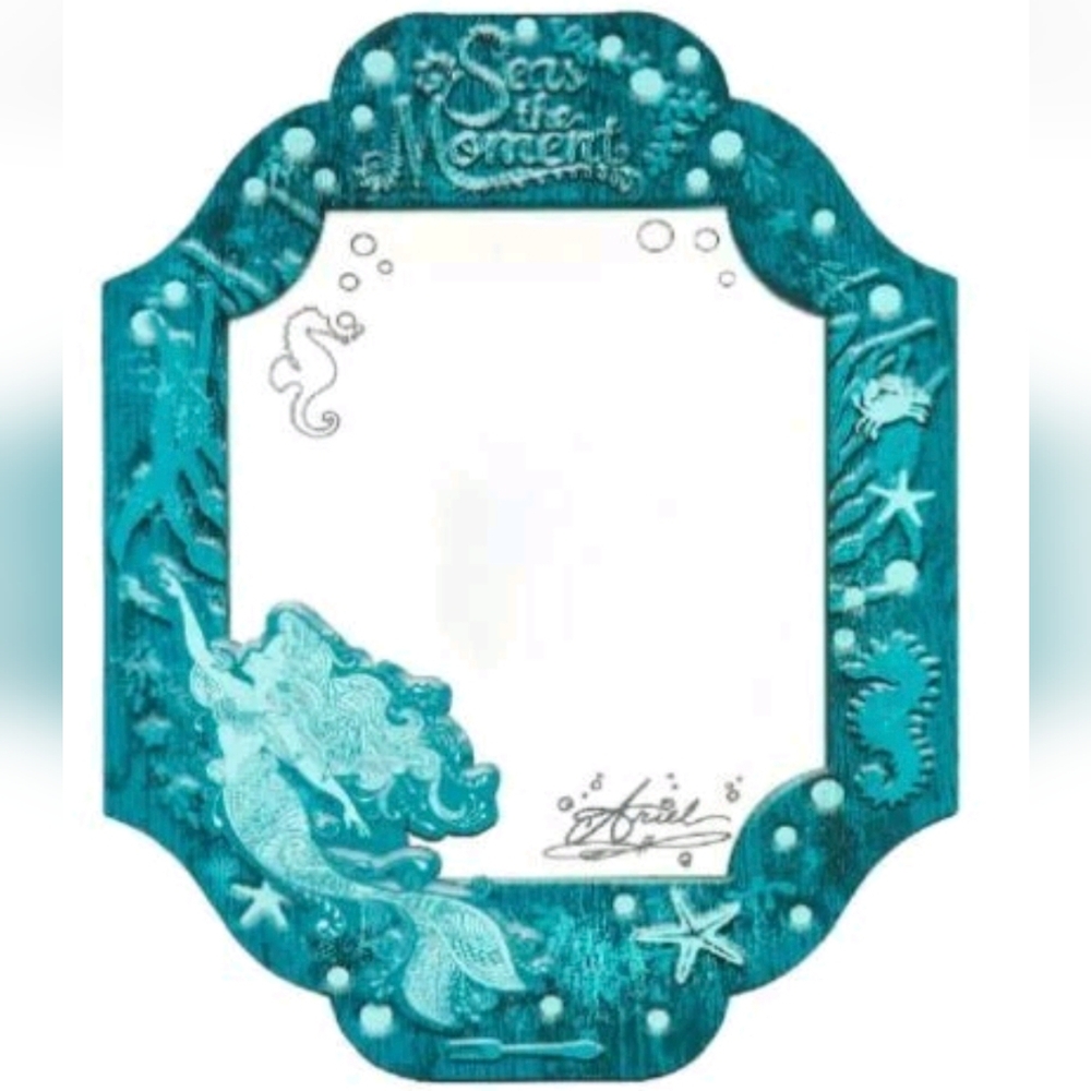 New Disney Parks Ariel Little Mermaid Mirror Teal And Aqua